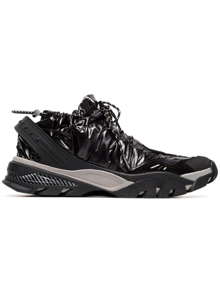 Calvin Klein 205w39nyc Black Nylon Carsdat 8 Sneakers