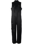 Mm6 Maison Margiela Sleeveless Jumpsuit, Women's, Size: 44, Black, Acetate/viscose