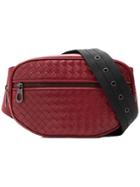 Bottega Veneta Intrecciato Belt Bag - Red