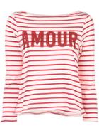 Cinq A Sept Amour Breton Stripe Top - Red