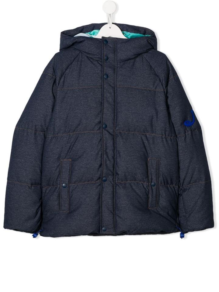 Jacob Cohen Junior Teen Padded Down Jacket - Blue