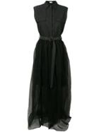 Brunello Cucinelli Maxi Shirt Dress - Black