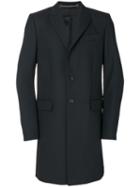 Givenchy - Classic Single Breasted Coat - Men - Cotton/cupro/mohair/wool - 50, Black, Cotton/cupro/mohair/wool