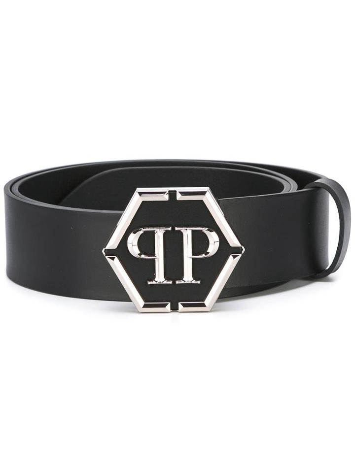 Chelsea Belt, Men's, Size: 100, Black, Leather, Philipp Plein