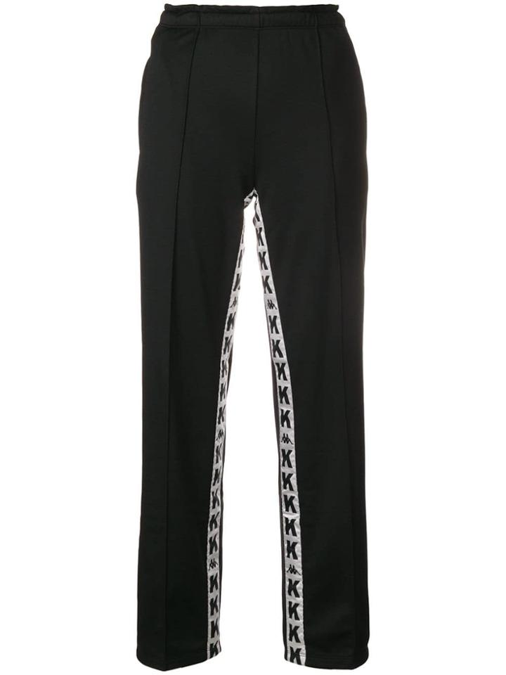 Kappa Kontroll Logo Stripe Track Pants - Black