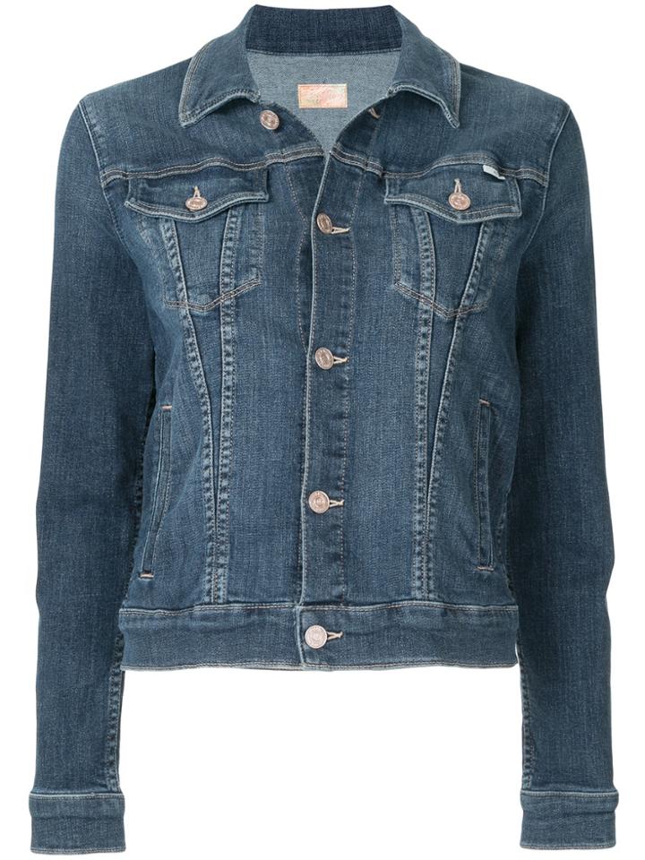 Mother Classic Denim Jacket - Blue