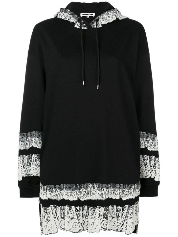 Mcq Alexander Mcqueen Printed Trim Hoodie - Black