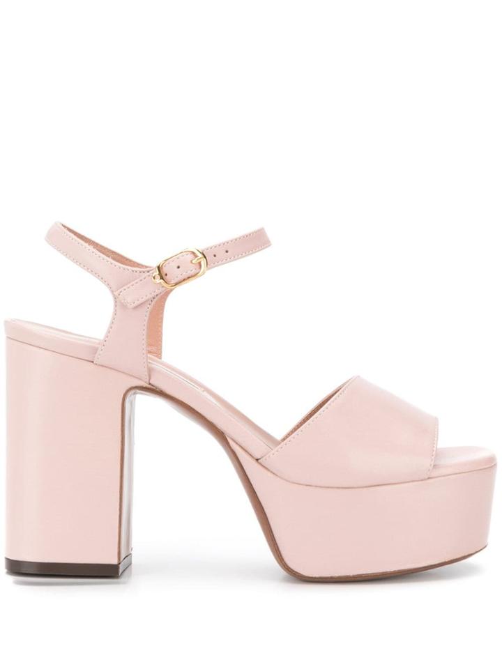 L'autre Chose Platform Open-toe Sandals - Pink