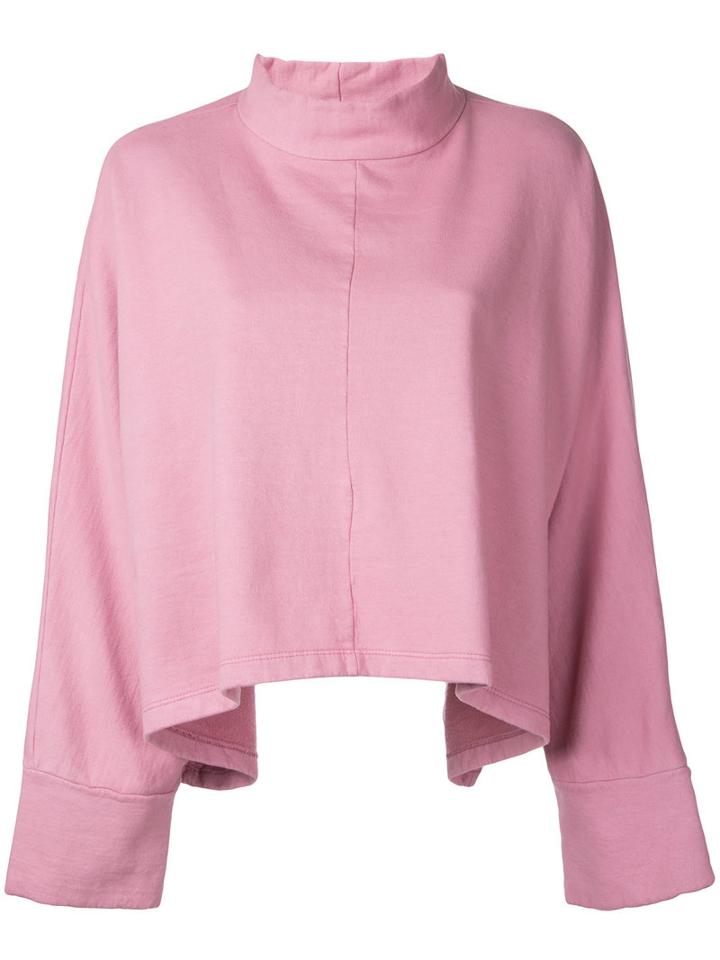 Eckhaus Latta - Oversized Sweatshirt - Women - Cotton - One Size, Pink/purple, Cotton