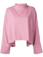 Eckhaus Latta - Oversized Sweatshirt - Women - Cotton - One Size, Pink/purple, Cotton