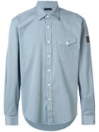 Belstaff Steadway Button Front Shirt - Blue