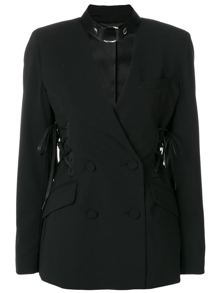 Alyx Bondage Collar Blazer - Black