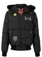 Moose Knuckles Hooded Puffer Jacket - Black