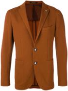 Fitted Blazer - Men - Cotton/cupro - 52, Brown, Cotton/cupro, Tagliatore