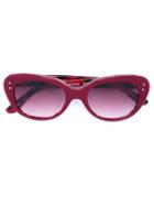 Oliver Goldsmith 'sophia' Sunglasses, Women's, Red, Acetate