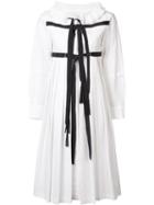 Tsumori Chisato - Strap Pleated Dress - Women - Cotton - 3, Women's, White, Cotton
