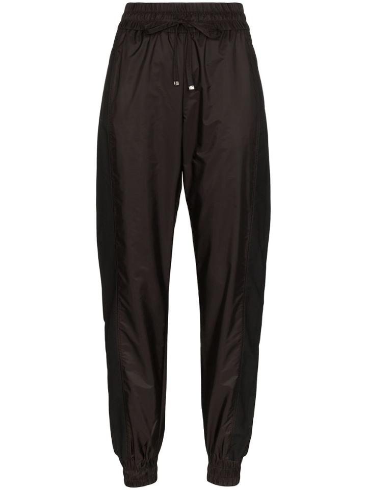 Moncler Panelled Shell Track Pants - Black