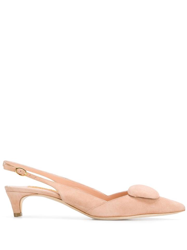 Rupert Sanderson Misty Slingback Pumps - Pink