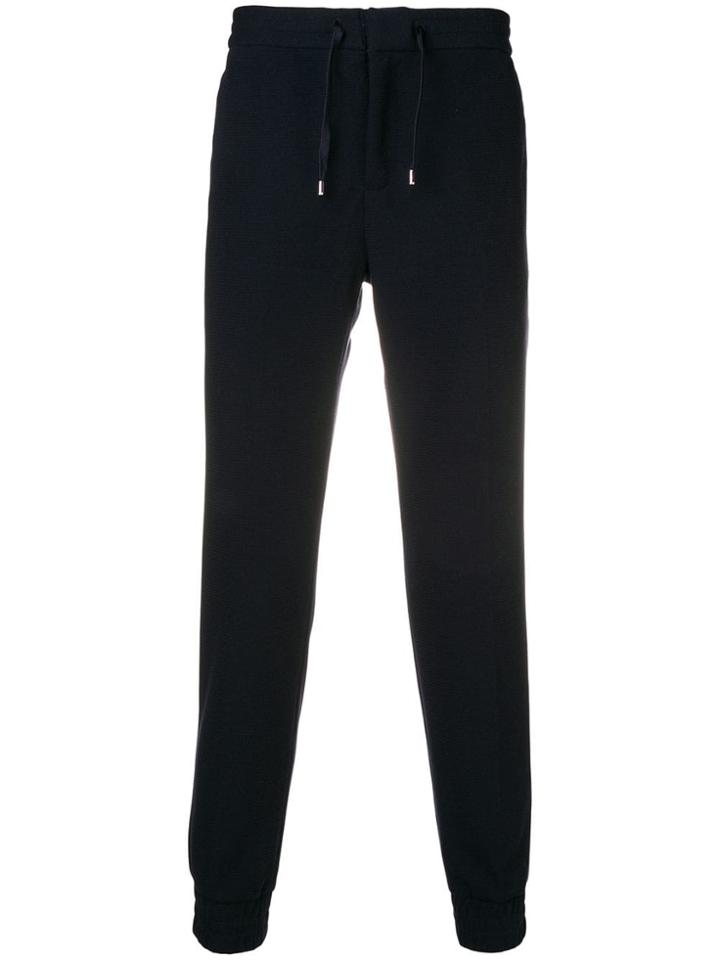 Emporio Armani Drawstring Track Trousers - Blue