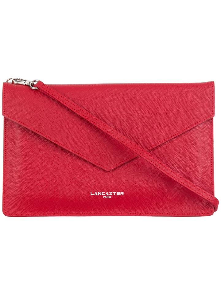 Lancaster Logo Stamp Clutch - Red