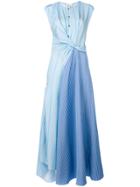3.1 Phillip Lim Twisted Henley Maxi Dress - Blue
