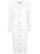 Maison Flaneur Midi Cardi-coat - White