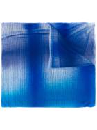 Faliero Sarti - Spray Paint Print Scarf - Women - Modal - One Size, Blue, Modal