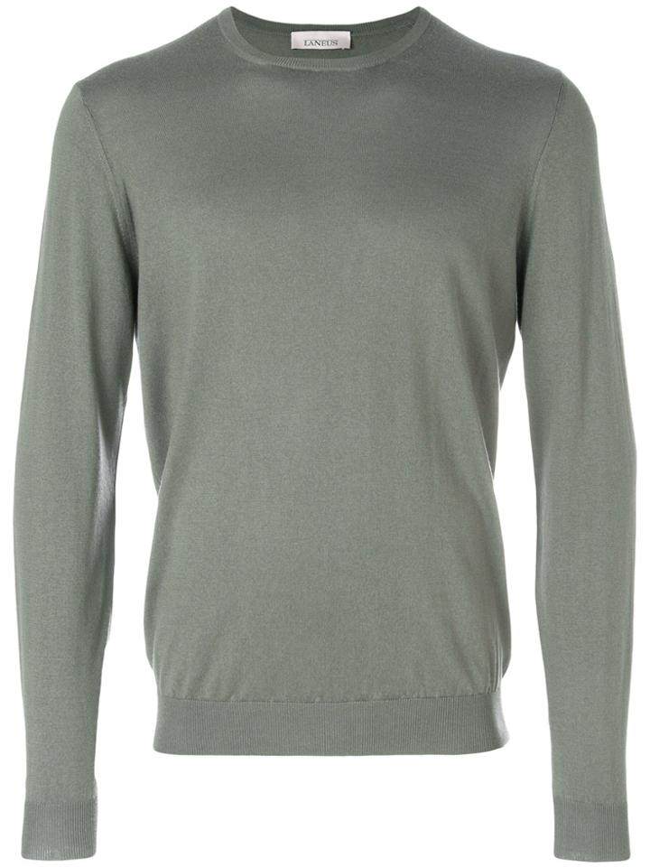 Laneus Crew Neck Jumper - Green