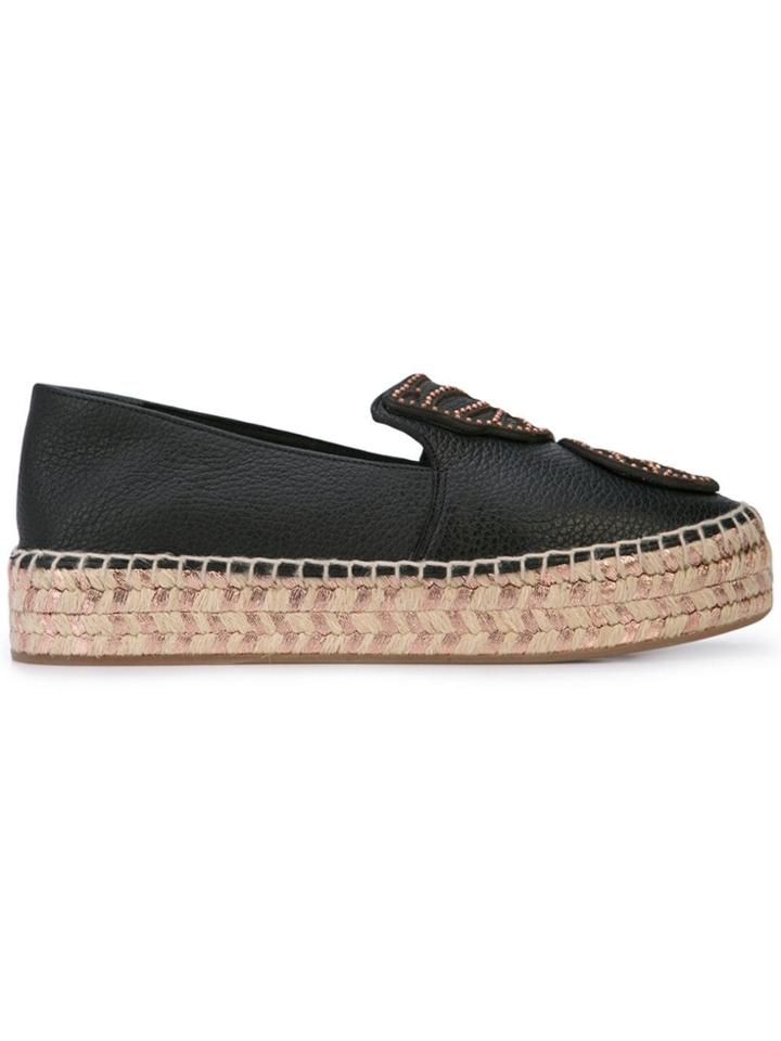 Sophia Webster Bibi Butterfly Espadrilles - Black