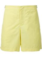 Orlebar Brown 'bulldog' Swim Shorts, Men's, Size: 33, Yellow/orange, Polyamide/nylon
