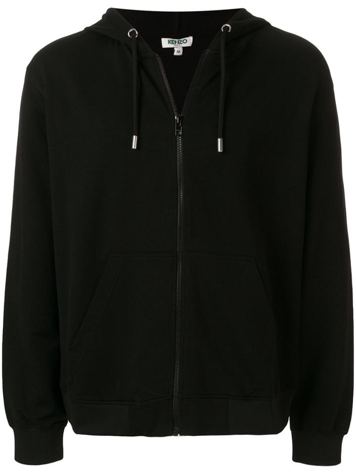 Kenzo Zip Front Hoodie - Black