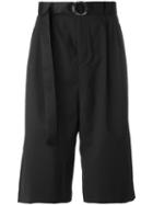 D.gnak Side Tape Shorts, Men's, Size: 34, Black, Polyester/rayon/polyurethane
