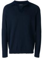 Roberto Collina Polo Neck Jumper - Blue