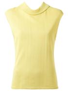 Egrey Sleeveless Knit Blouse, Women's, Size: G, Yellow/orange, Viscose