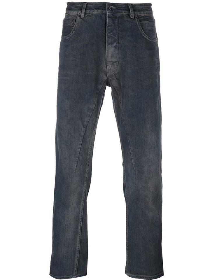 Rick Owens Drkshdw 'berlin Cut' Jeans, Men's, Size: 29, Blue, Cotton/polyester