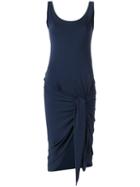 Blue Man Round Neck Beach Dress, Women's, Size: G, Viscose/spandex/elastane