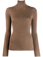 P.a.r.o.s.h. Ribbed Jumper - Brown