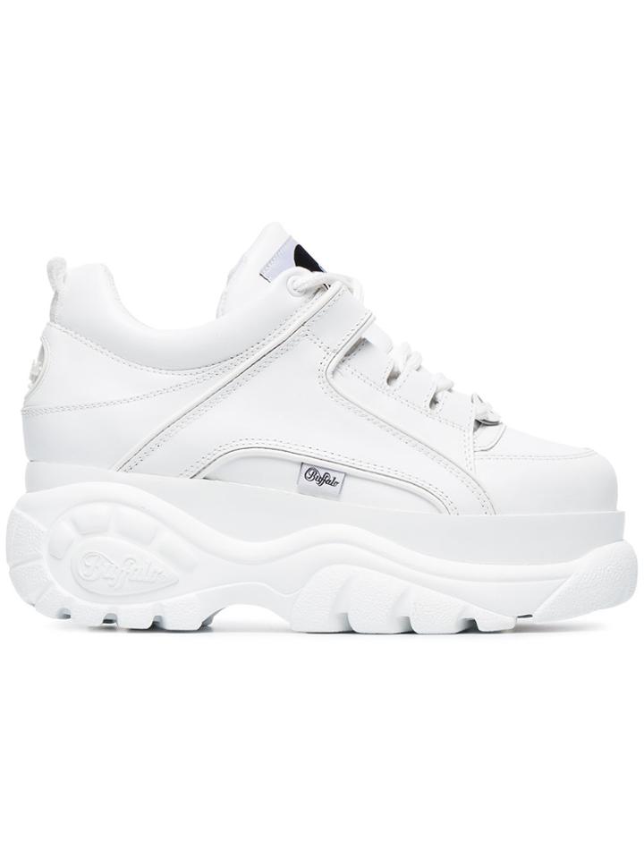Buffalo White 1339 Platform Sneakers
