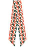 Gucci Gg Print Scarf - Yellow & Orange