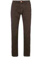 Barba Classic Skinny-fit Jeans - Brown