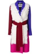 Fausto Puglisi Colour Block Coat - Multicolour