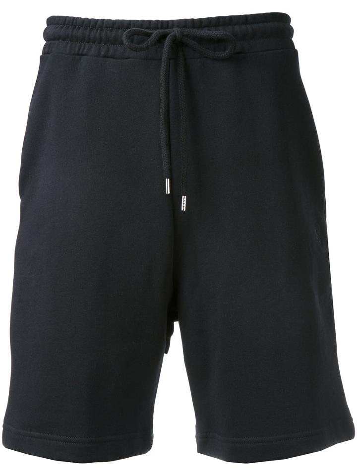 Markus Lupfer Stripe Track Shorts, Men's, Size: Xl, Black, Cotton