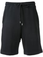 Markus Lupfer Stripe Track Shorts, Men's, Size: Xl, Black, Cotton