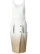 Maison Margiela Degradé Effect Dress - White