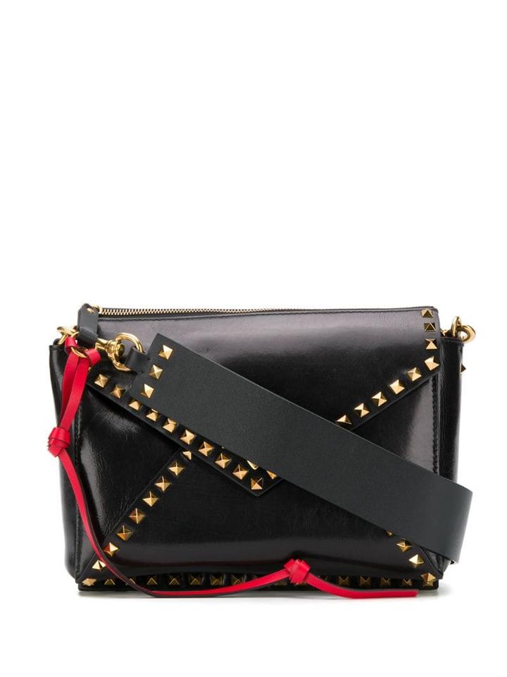 Valentino Rockstud Hype Shoulder Bag - Black