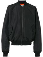 Sankuanz Rear Print Bomber Jacket, Men's, Size: Medium, Black, Polyester