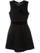 P.a.r.o.s.h. 'ryan' Dress, Women's, Size: Small, Black, Viscose/wool
