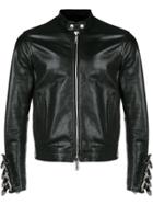 Dsquared2 Jacket With Belted Cuffs - Black