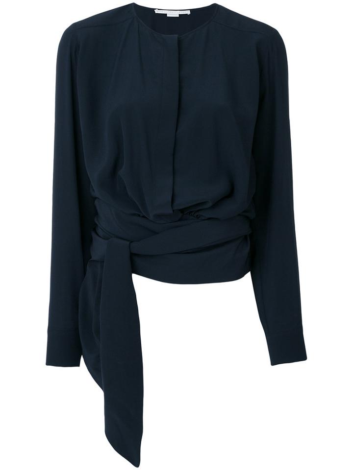 Stella Mccartney - Freya Blouse - Women - Silk - 38, Blue, Silk