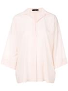 Steffen Schraut Oversized Boxy Shirt - Pink & Purple